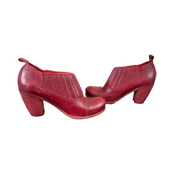 Cotelac Heels EU37, US7, UK4 Red Dress Shoes Formal Women's Made in Portugal - Picture 4 of 10